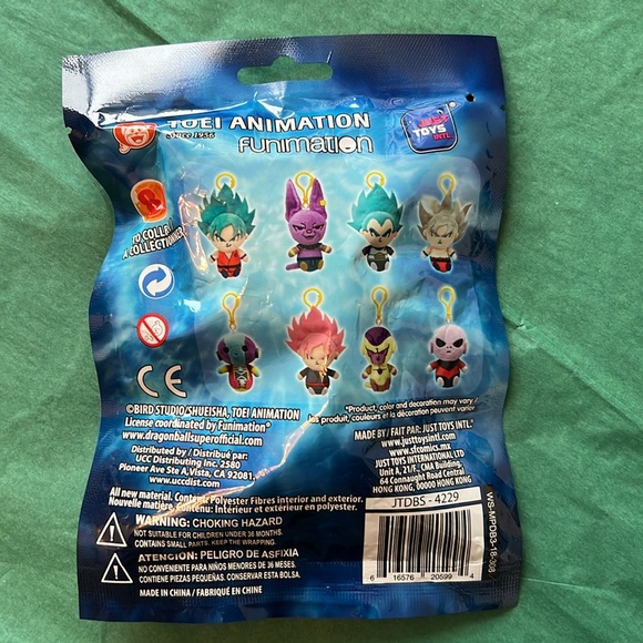 Dragon ball Z plush nwt keychain anime - Picture 3 of 3